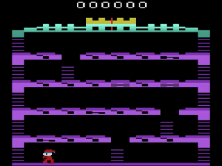 Mr. Do's Castle title screen for Atari 2600